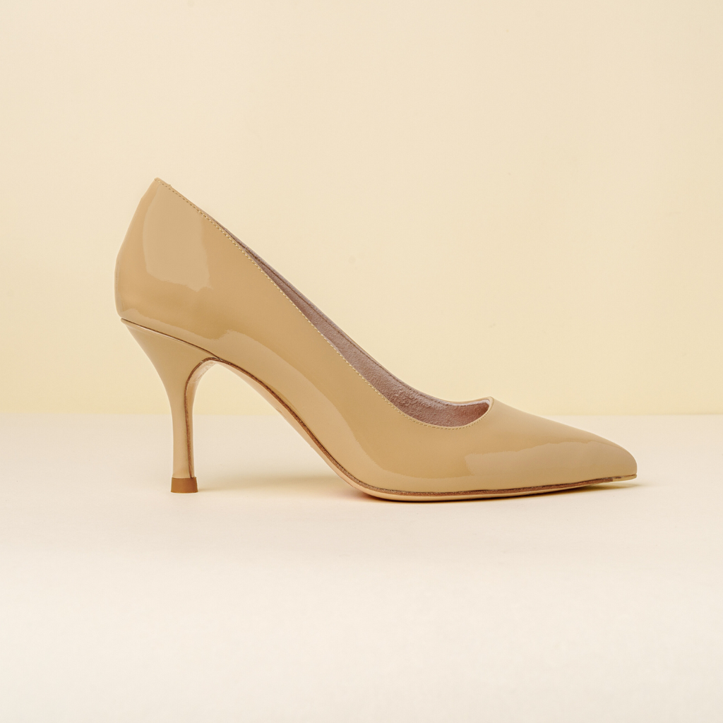 Desert Dune Patent Leather Classic Pump