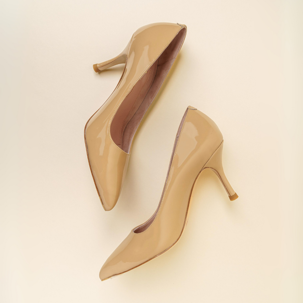 Desert Dune Patent Leather Classic Pump