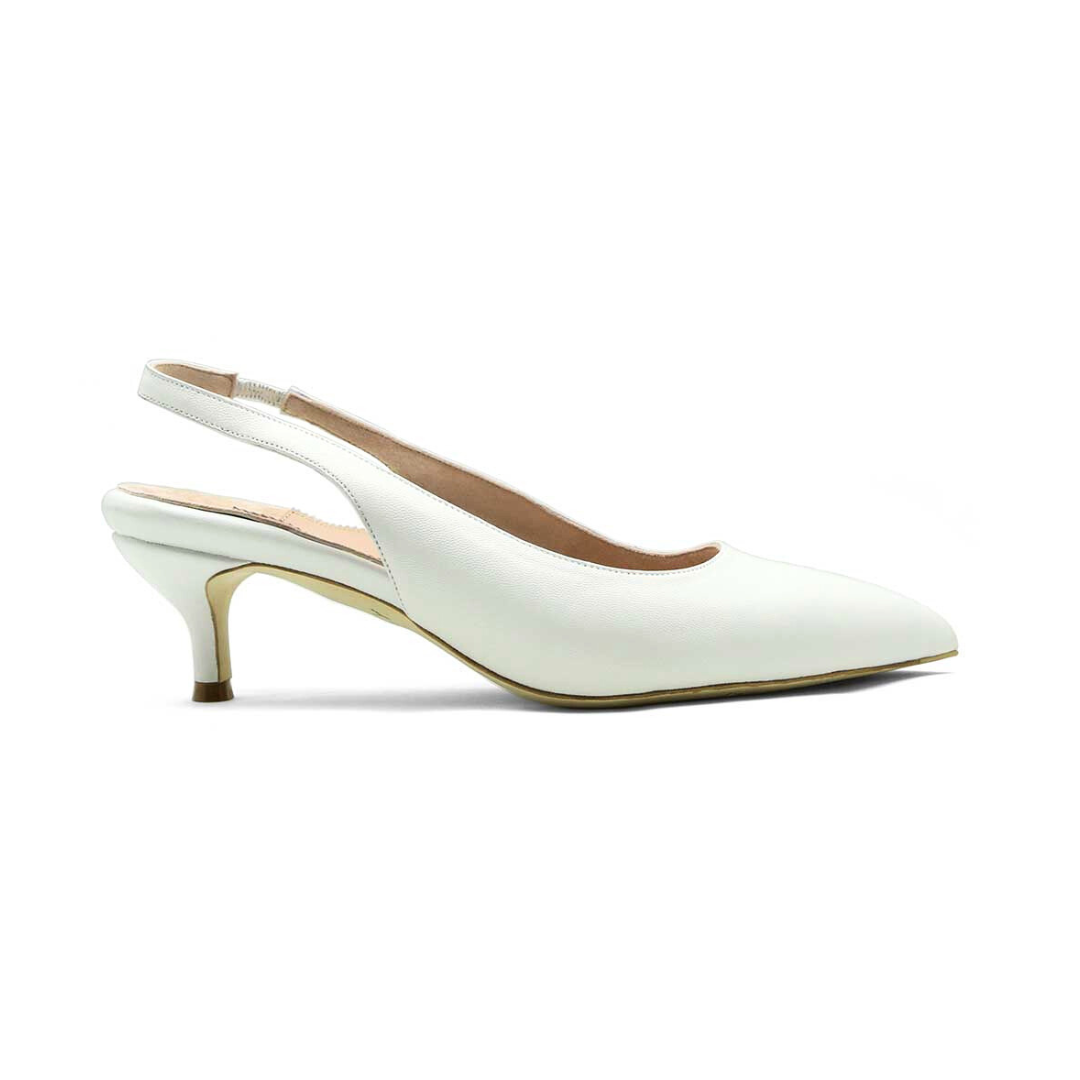 Court heels white best sale