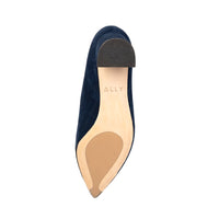 [Sample] Noble Navy Suede Lower Block Heel