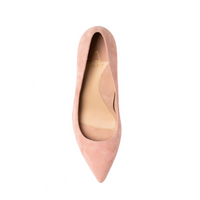 [SAMPLE] Blissful Blush Suede Block Heel Pump