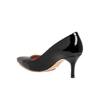 Black Patent Leather Pump - Comfortable Heels - Ally Shoes
