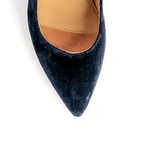 [Limited Edition - Final Sale] Sapphire Navy Velvet Pump