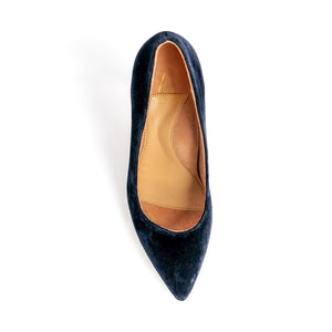 [Limited Edition - Final Sale] Sapphire Navy Velvet Pump